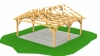 Poptávka: Projekt dřeveného zastřešeného staní pro 2 auta, cca 6x7m